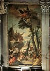 Giovanni Battista Tiepolo Famous Paintings - The Gathering of Manna